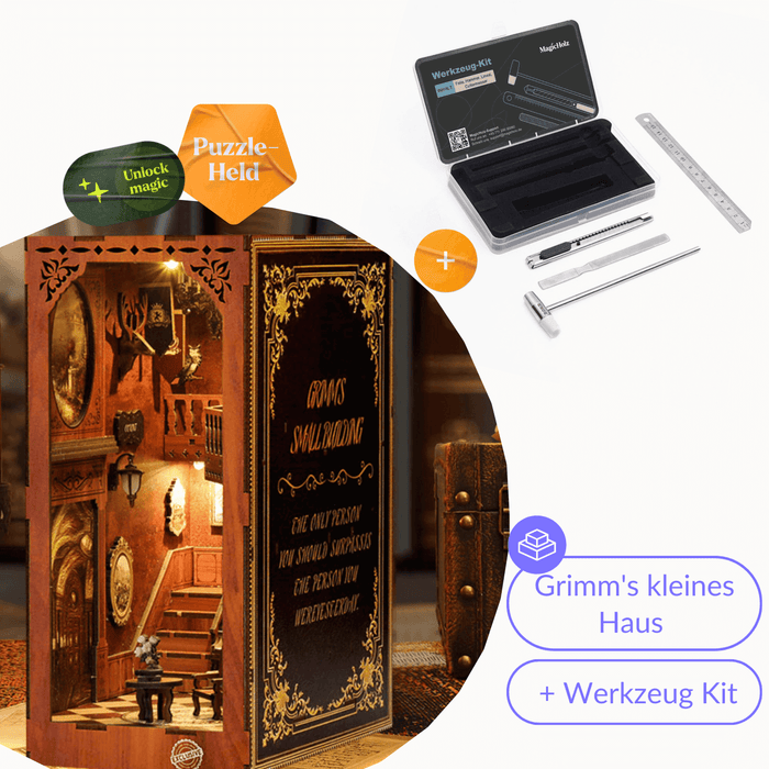 Grimm's kleines Haus | Diorama | Book Nook