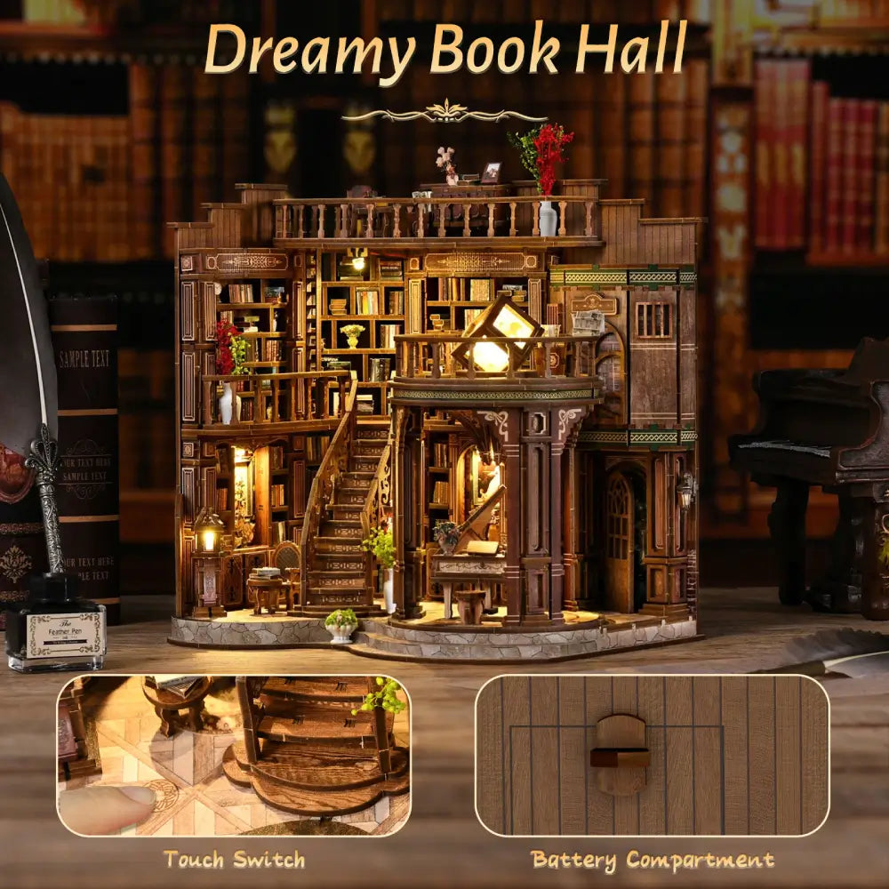 Dreamy Book Hall | Miniaturhaus